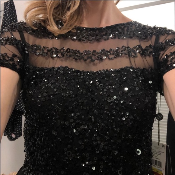 Sequin jumpsuit adrianna papell - Picture 3 of 4